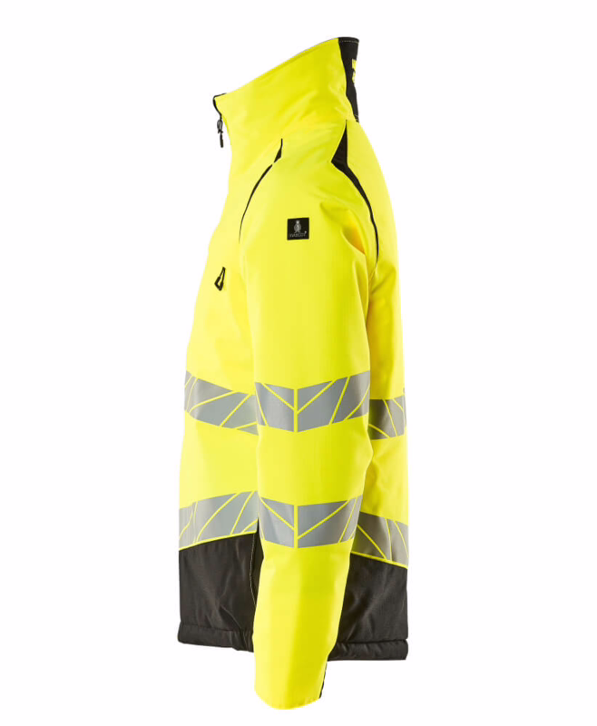 Vinterjakke Hi-vis 19435 gul/sort, str. M