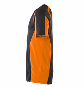Mascot - T-shirt 22082 Mørk marine/Hi-vis orange