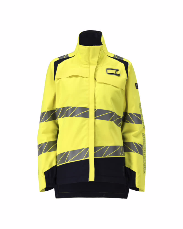 Vinterjakke Dame 21045 Hi-vis gul/Mørk marine, str. S