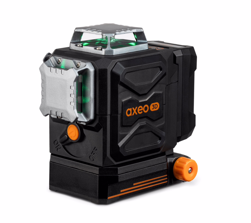 Laser AXEO3D 3 linjer, grøn