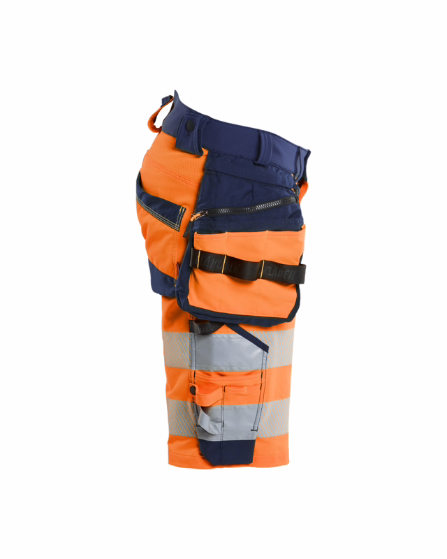 Arbejdsshorts Hi-vis 1120 Orange/Marineblå, str. C56