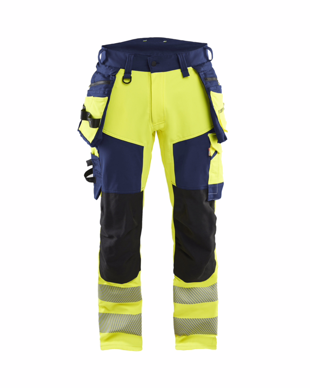 Arbejdsbuks Hi-vis 1122 Gul/marineblå, str. C60