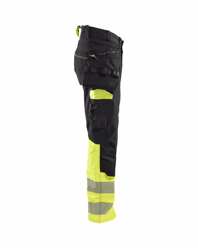 Arbejdsbuks Hi-vis 1125 Sort/gul, str. C152