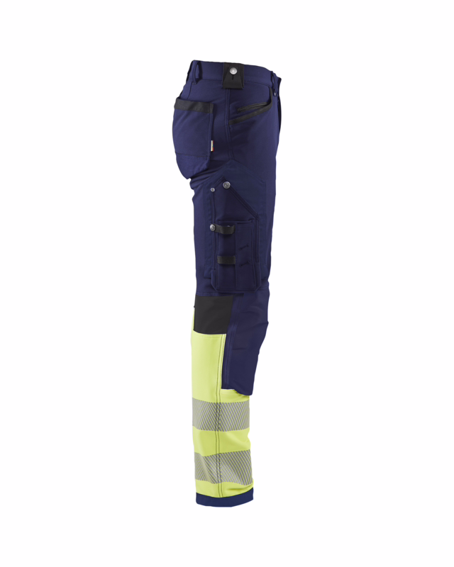 Arbejdsbuks Hi-vis 1193 Marineblå/gul, str. C144