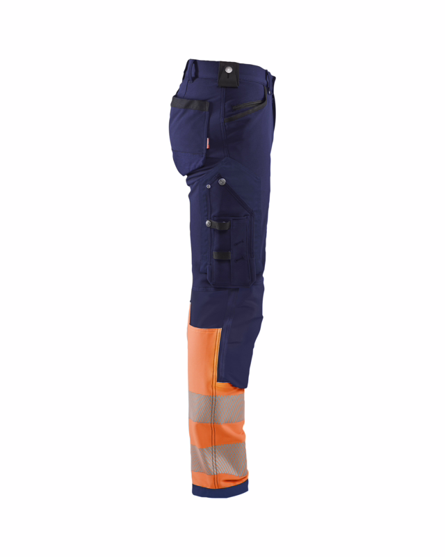 Arbejdsbuks Hi-vis 1193 Marineblå/orange, str. C60