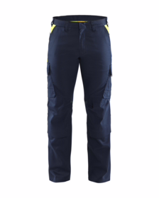 Blåkläder - Arbejdsbuks 1448 Hi-vis Mørk Marineblå/Gul