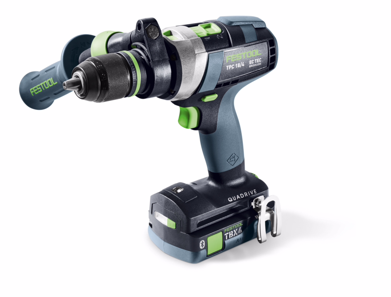 Slagboremaskine 18V QUADRIVE TPC 18/4 TBX4,0 I-Plus
