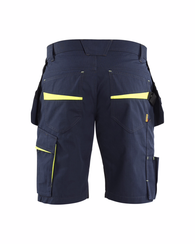 Serviceshorts 1494 Hi-vis Mørk Marineblå/Gul, str. C46