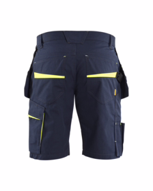Blåkläder - Serviceshorts 1494 Hi-vis Mørk Marineblå/Gul