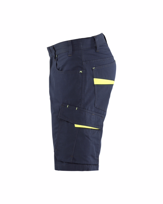 Serviceshorts 1499 Hi-vis Mørk Marineblå/Gul, str. C62