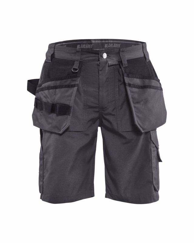 Arbejdsshorts 1526 mørk grå/sort, str. C60