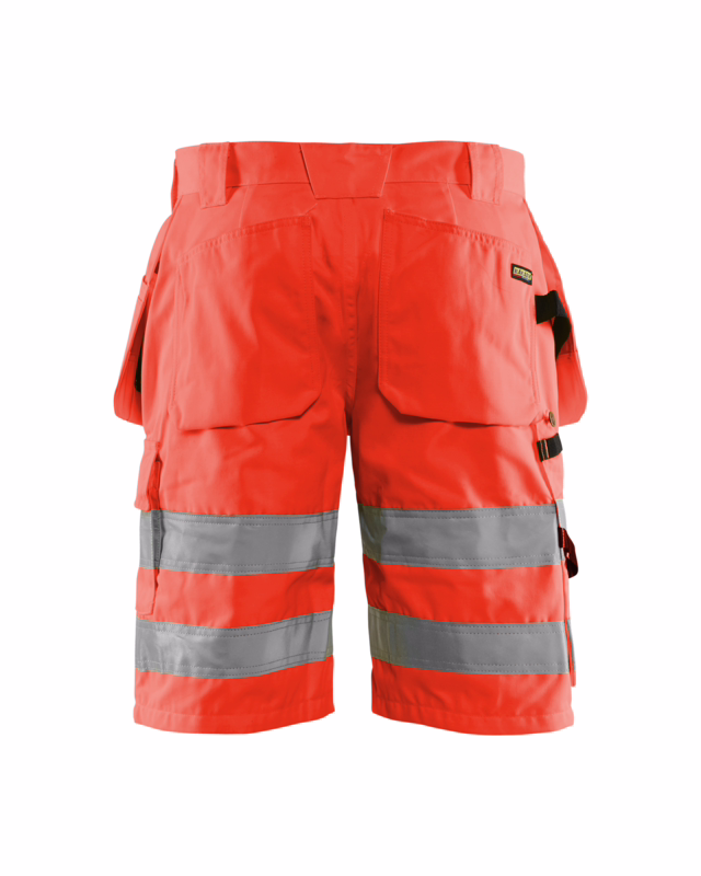 Arbejdsshorts Hi-vis 1535 rød, str. C50