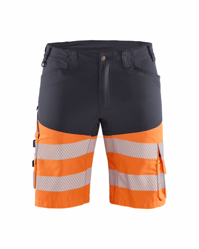 Arbejdsshorts Hi-vis 1541 mellemgrå/orange, str. C62