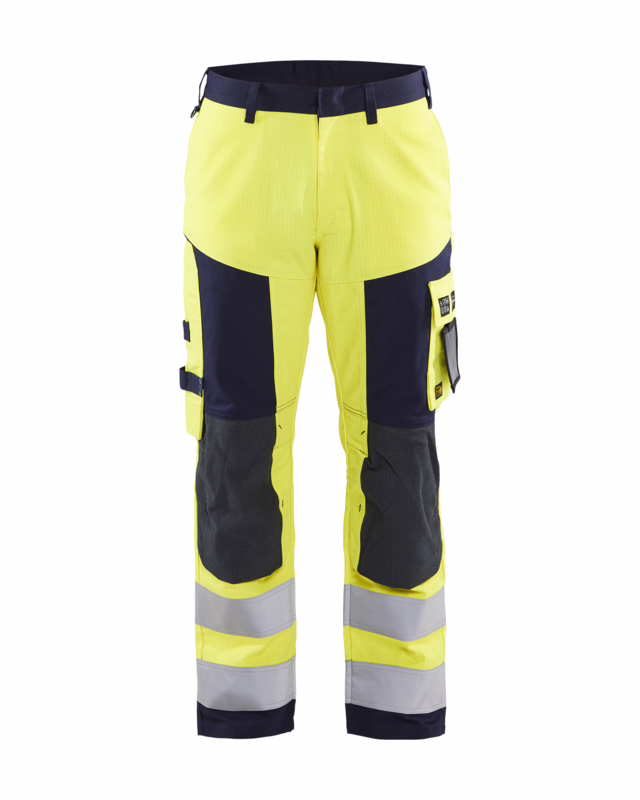 Arbejdsbuks Hi-vis 1578 gul/marineblå, str. D96