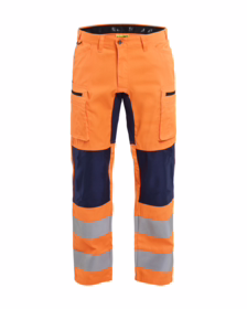 Blåkläder - Arbejdsbuks Hi-vis 1585 orange/marineblå