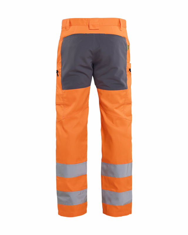 Arbejdsbuks Hi-vis 1585 orange/mellemgrå, str. C44