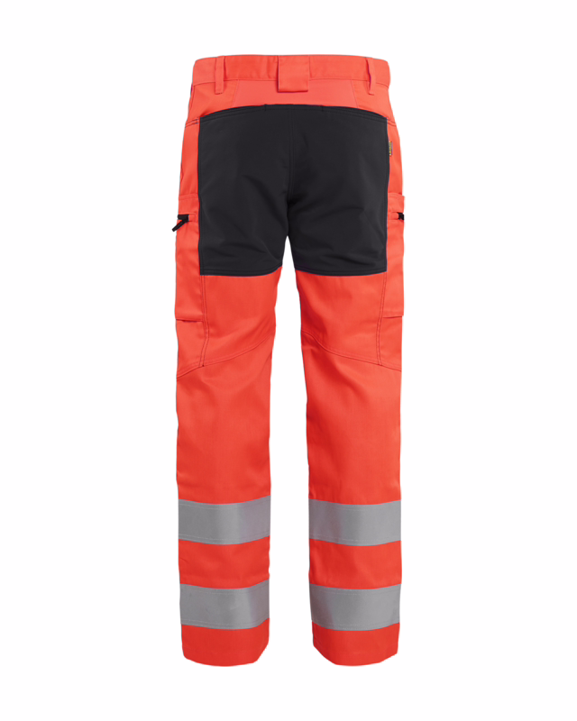 Arbejdsbuks Hi-vis 1585 rød/sort, str. C50