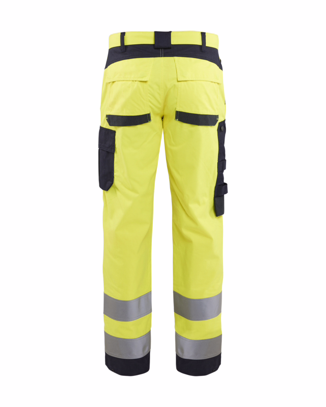 Arbejdsbuks Hi-vis 1588 gul/marineblå, str. D96