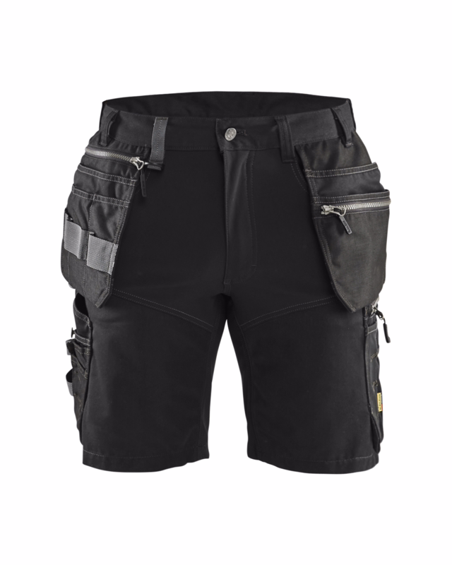 Arbejdsshorts 15981860 sort, str. C60