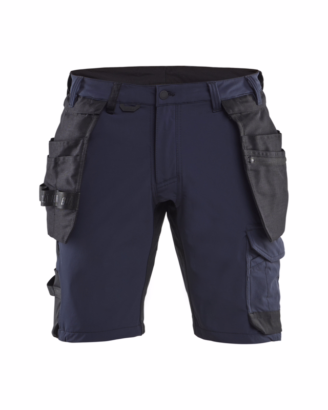 Arbejdsshorts 1702 Mørk marineblå/sort, str. C44
