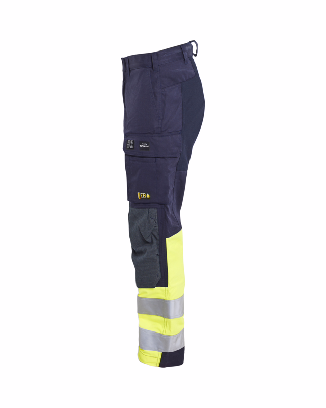 Arbejdsbuks Hi-vis 1787 marineblå/gul, str. D112