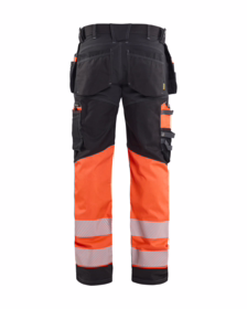 Blåkläder - Arbejdsbuks 1794 Sort/High Vis Rød