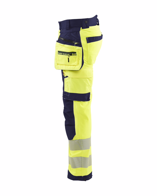Softshellbuks 1820 Hi-vis Gul/Marineblå, str. C48
