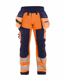 Blåkläder - Softshellbuks 1820 Hi-vis Orange/Marineblå