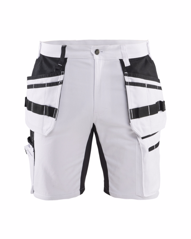 Arbejdsshorts 1911 Hvid/sort, str. D92