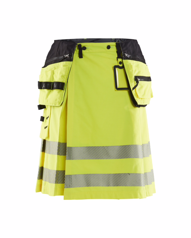 Kilt Hi-vis 1921 gul/sort, str. C56