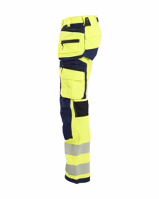 Blåkläder - Hi-viz Arbjedsbuks 19971642 Gul/Marineblå