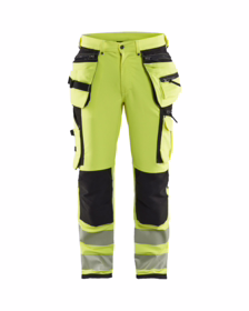 Blåkläder - Hi-viz Arbjedsbuks 19971642 Gul/Sort