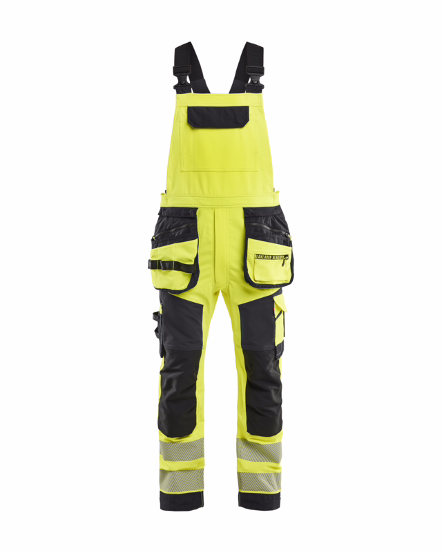 Overall Hi-vis 2626 Gul/sort, str. C60