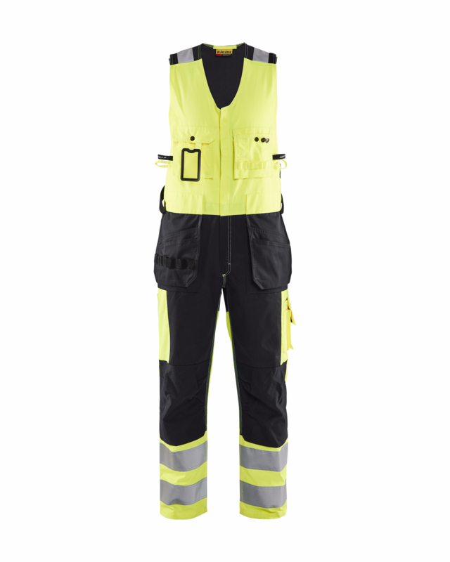 Helbuks Hi-vis 2653 gul/sort, str. D96
