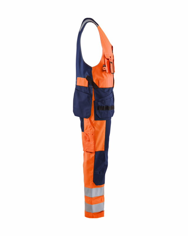 Helbuks Hi-vis 2653 orange/marineblå, str. C58