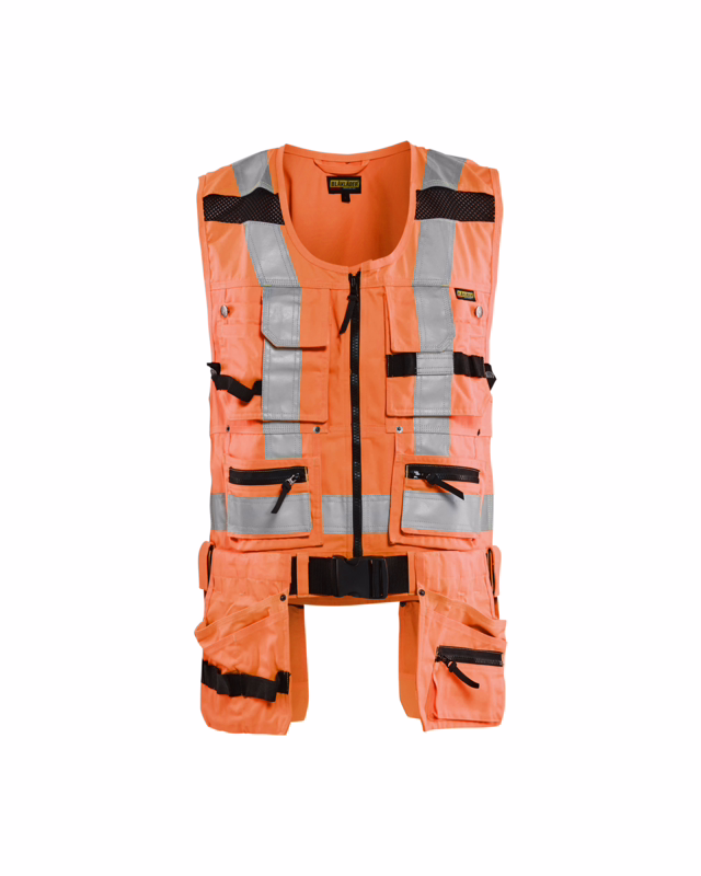 Arbejdsvest Hi-vis 3032 orange, str. M