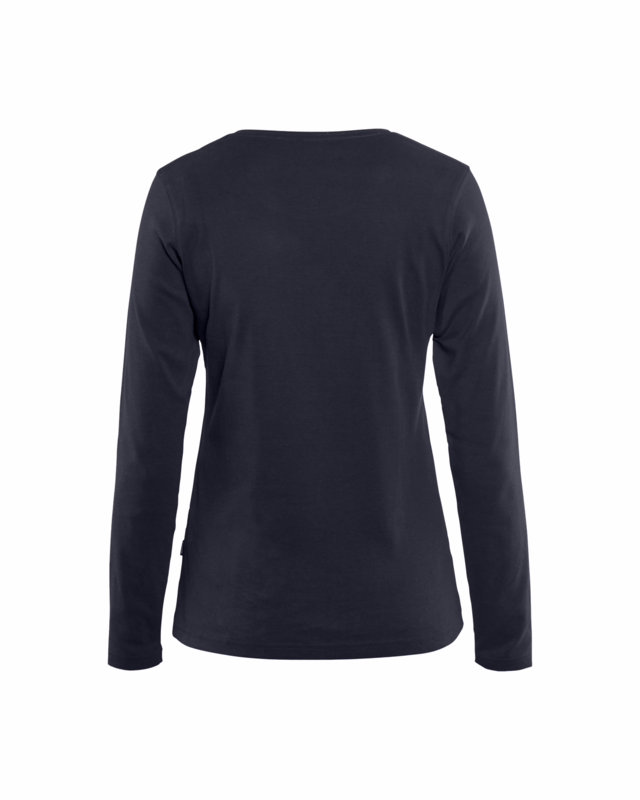 T-shirt L/Æ Dame 3301 mørk marineblå, str.3XL
