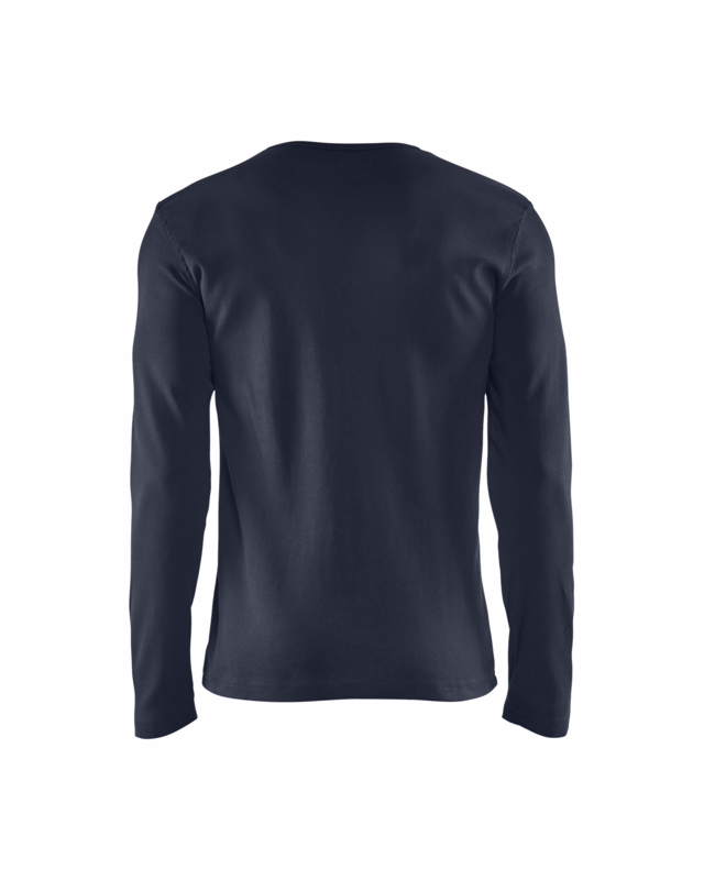 T-shirt L/Æ 3314 mørk marineblå, str. 4XL