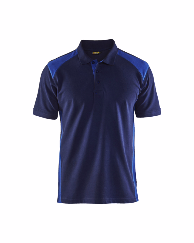Poloshirt 3324 marineblå/koboltblå, str. L