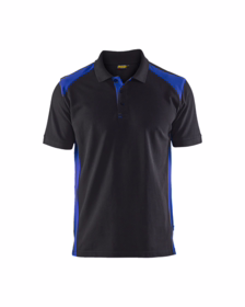Blåkläder - Poloshirt 3324 sort/koboltblå