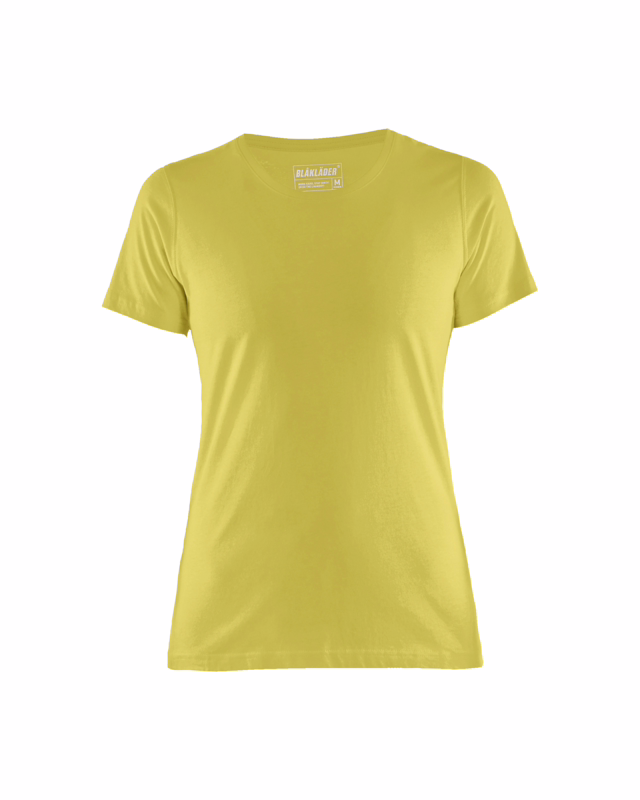 T-shirt 3334 Dame Hi-vis Gul, str. S