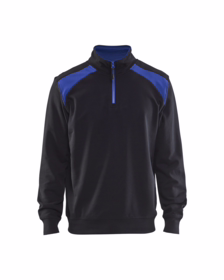 Blåkläder - Sweatshirt 3353 sort/koboltblå