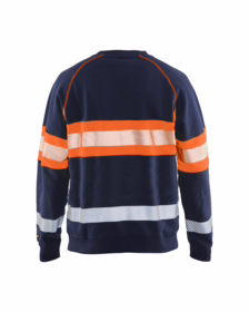 Blåkläder - Hi-viz Sweatshirt 33591158 Marineblå/Orange