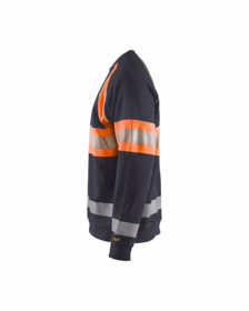 Blåkläder - Sweatshirt Hi-vis 3359 mellemgrå/orange