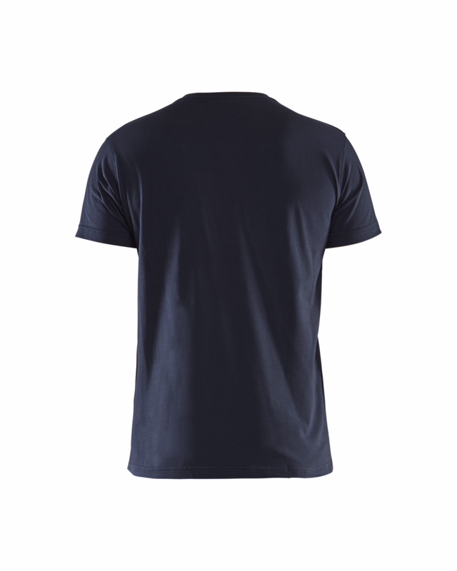 T-shirt V-hals 3360 mørk marineblå, str. 2XL