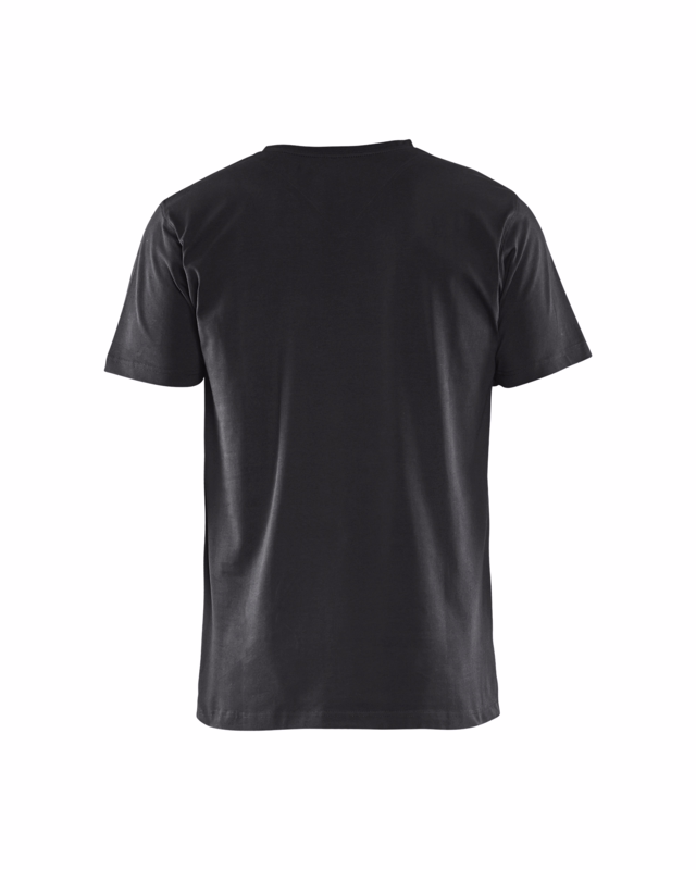 T-shirt V-hals 3360 sort, str. XS