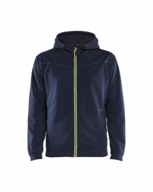 Blåkläder - Hættetrøje 3363 Hi-vis Mørk Marineblå/Gul