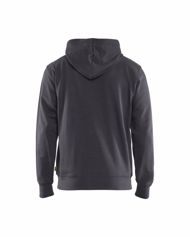 Hættetrøje m/lyn 3366 Mellemgrå, str. 4XL