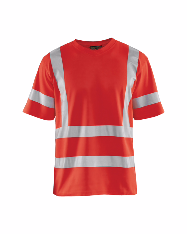T-shirt Hi-vis 3380 rød, str. L