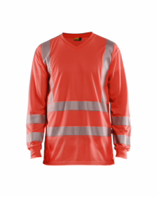 Blåkläder - T-shirt L/Æ Hi-vis 3385 rød
